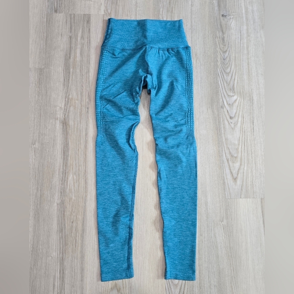 Alphalete Womens Size Small Blue Seamless Halo Leggings High Performance NWOT - Picture 4 of 8